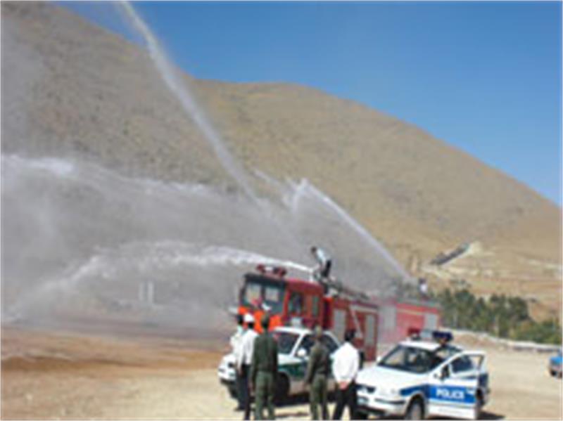 برگزاری رزمایش امداد و نجات در شهرستان شازند استان مرکزی