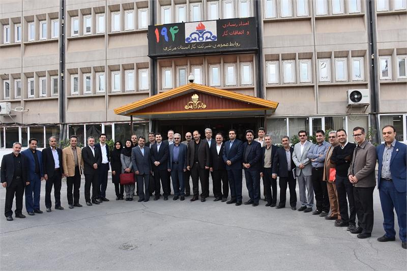 برگزاری فرآیند ارزیابی شرکت گاز استان مرکزی در دومین دوره جایزه سرآمدی و بهبود مستمر شرکت ملی گاز ایران