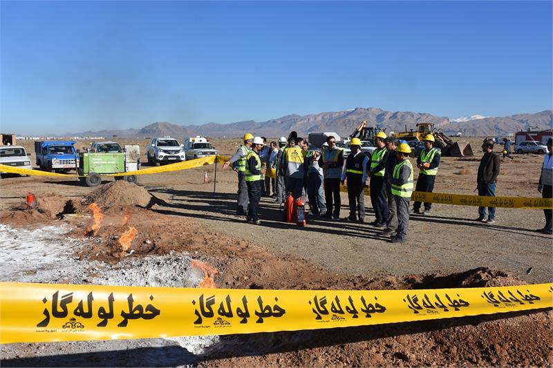 برگزاری مانور زلزله در شهرستان دلیجان و مقابله بابحران و حوادث مرتبط با گاز طبیعی