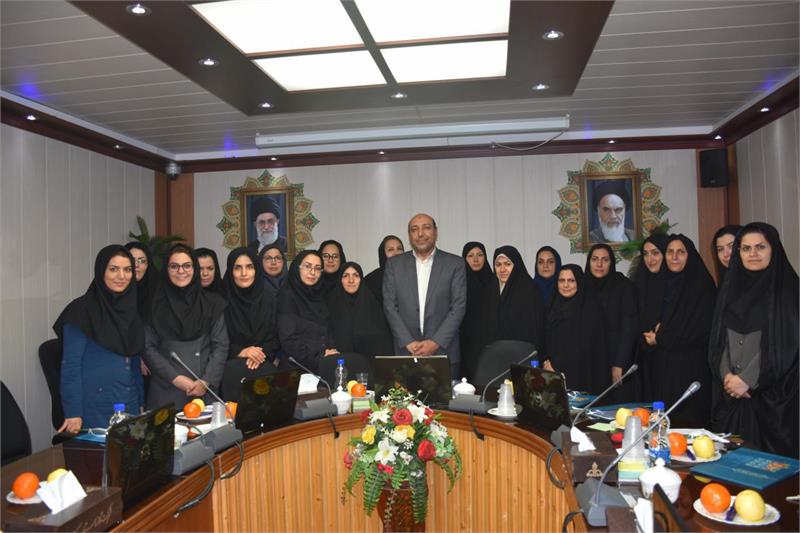 مراسم تجلیل از بانوان شاغل در شرکت گاز استان مرکزی در هفته گرامیداشت روز زن