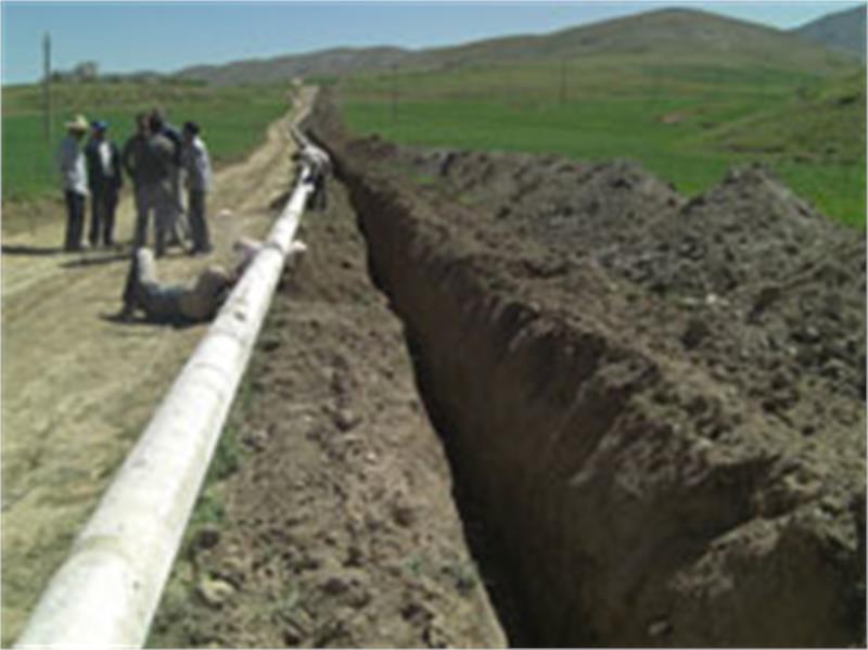 گاز طبیعی به روستاهای کشه ،سفید آب و دارستان از توابع شهرستان فراهان  استان مرکزی می رسد