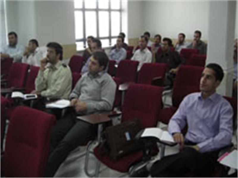 برگزاری دوره آموزشی در بین کارکنان حراست شرکت گاز استان مرکزی