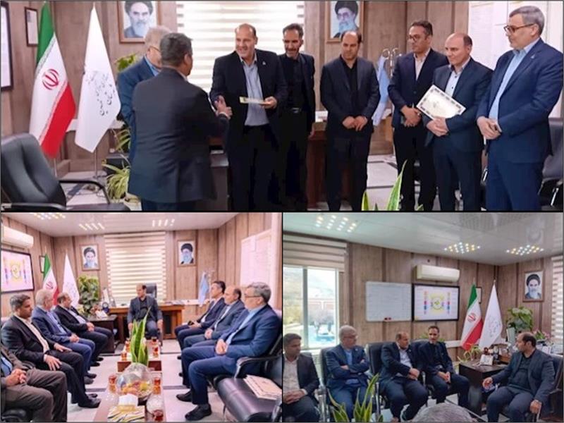 مراسم تودیع و معارفه رییس اداره گاز شهرستان خمین برگزار شد