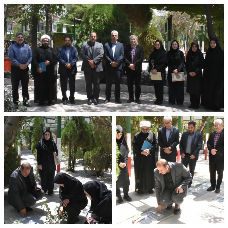 تقدیر از فرزندان شهدای پنجم مرداد سالروز حماسه صنعتگران شهید اراک