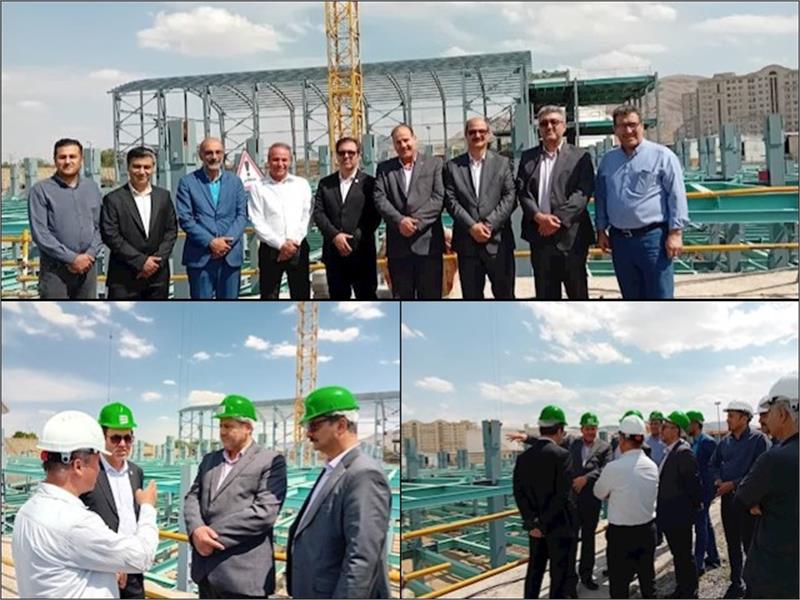 بازدید مدیرعامل شرکت بازرگانی ملی گاز ایران از روند اجرای پروژه احداث ساختمان مرکزی پشتیبانی بحران