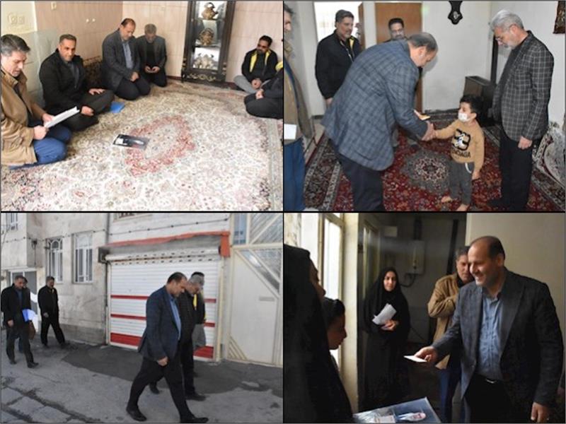 بازدید مدیرعامل شرکت گاز استان مرکزی از خانواده های تحت پوشش کمیته امداد در طرح مفتاح الجنه