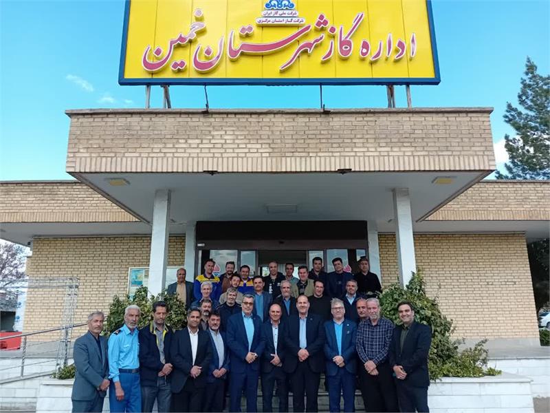 حضور مدیرعامل شرکت گاز استان مرکزی در شهرستان خمین