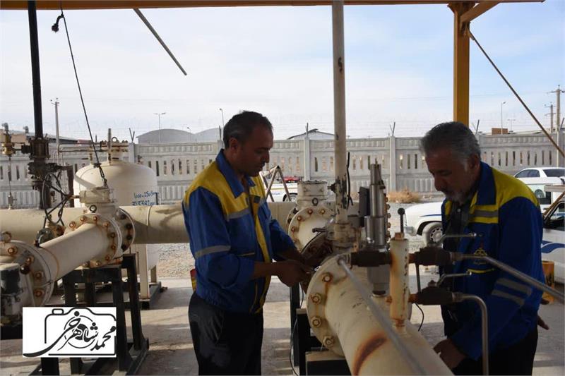 بهره‌برداری از ایستگاه دوم تقلیل  فشار  شهرک صنعتی خیرآباد