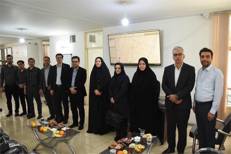بازدید نمایندگان مهندسی ساختار شرکت ملی گاز ایران از مرکز امداد مکانیزه شرکت گاز استان مرکزی