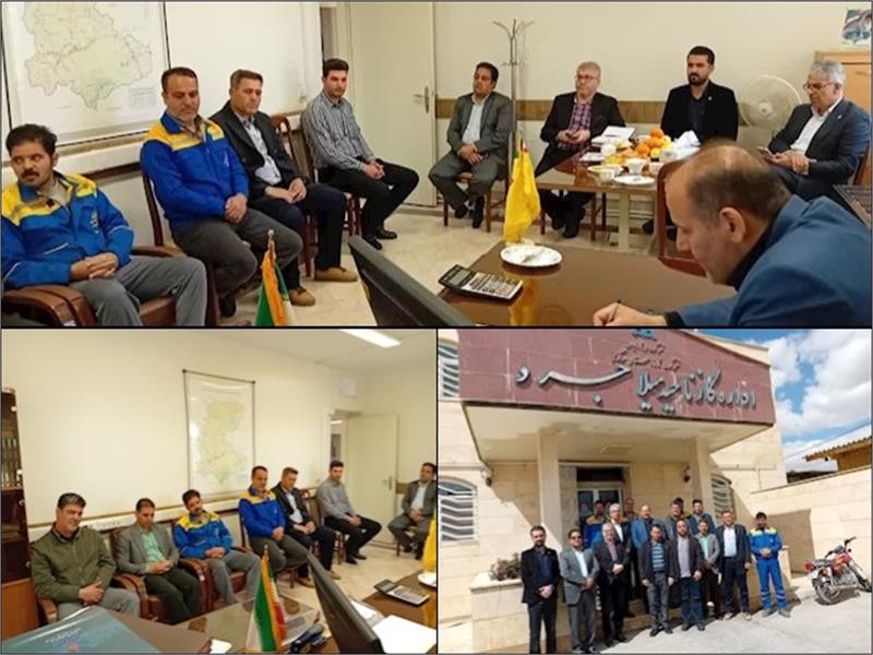 دیدار و بازدید نوروزی مدیرعامل شرکت گاز استان مرکزی از ناحیه میلاجرد