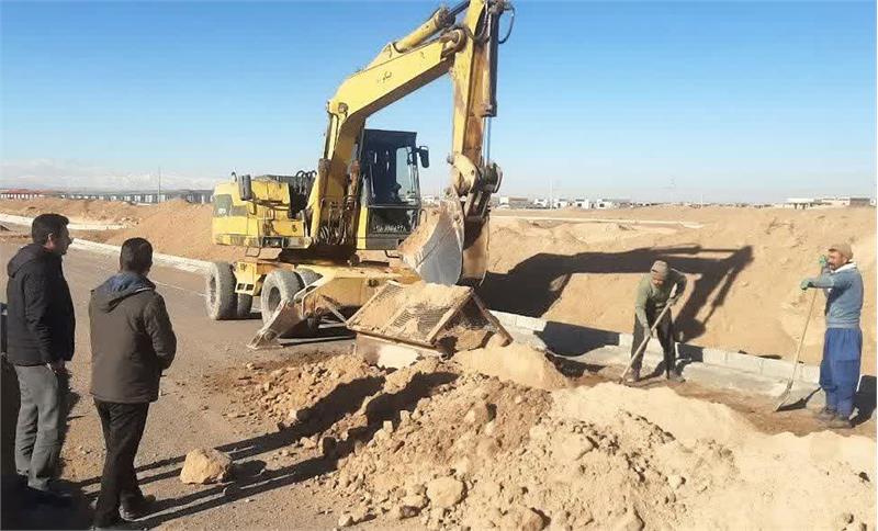 پیشرفت ۸۸ درصدی شبکه گاز پروژه شهید نجفی شهر جدید امیرکبیر