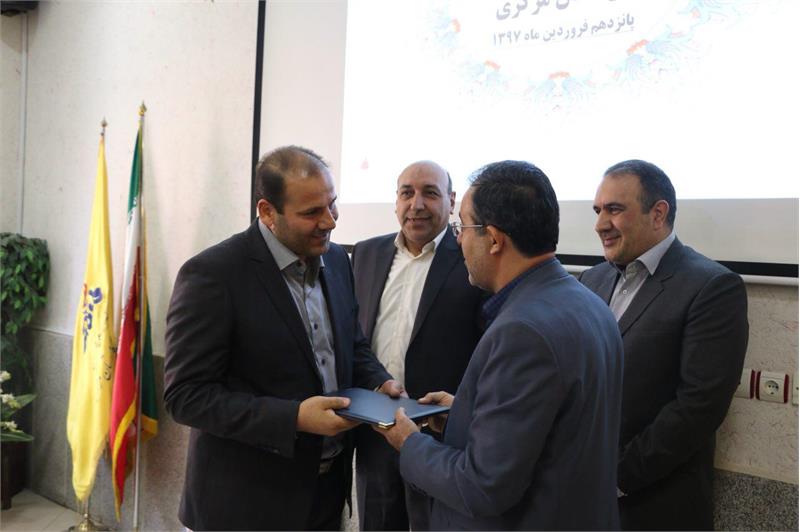 مراسم تودیع و معارفه مدیر عامل شرکت گاز استان مرکزی  برگزار شد.