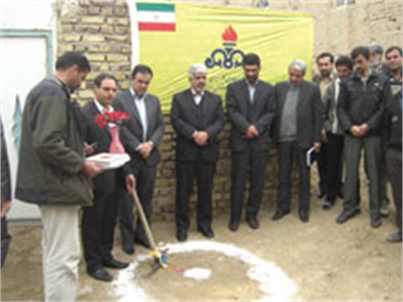 آغاز عملیات گازرسانی به روستای انجدان اراک در استان مرکزی