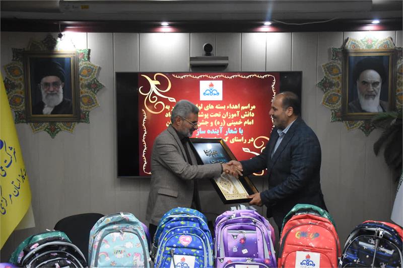 تقدیر مدیر کل کمیته امداد امام خمینی(ره) استان مرکزی از سرپرست شرکت گاز استان مرکزی