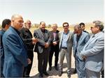 بازدید میدانی از شهرک گلخانه‌ای محلات