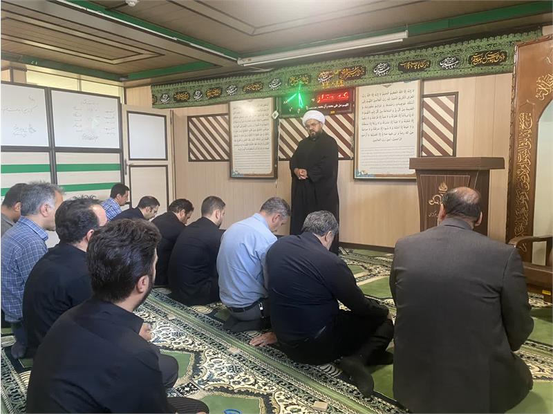 سخنرانی به مناسبت شب هفتم ماه محرم در شرکت گاز استان مرکزی
