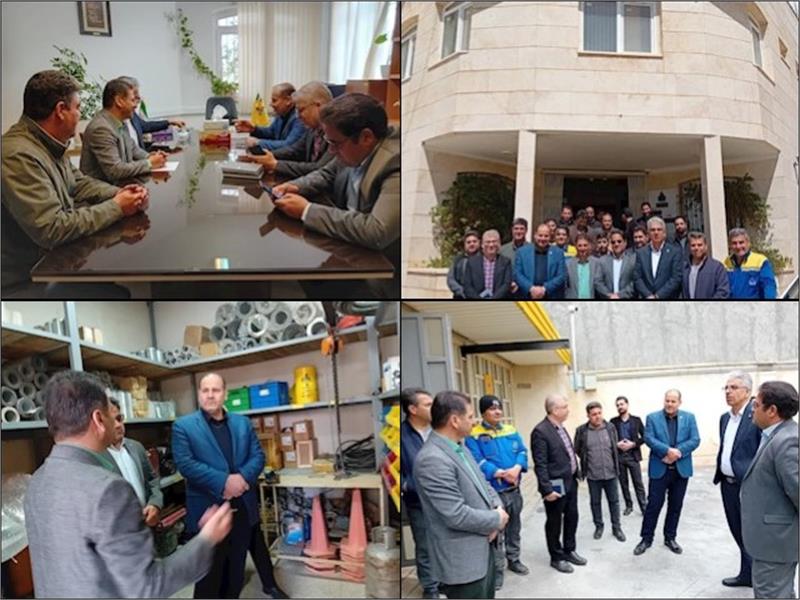 بازدید نوروزی مدیرعامل شرکت گاز استان مرکزی از ناحیه کمیجان