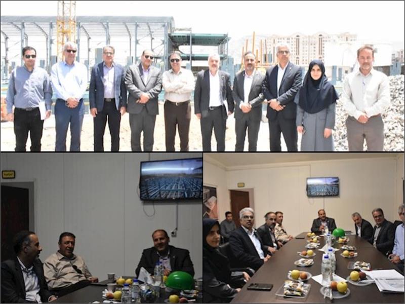 بازدید روسای مدیریت گازرسانی شرکت ملی گاز ایران از اجرای پروژه احداث ساختمان مرکزی پشتیبانی بحران شرکت گاز استان مرکزی