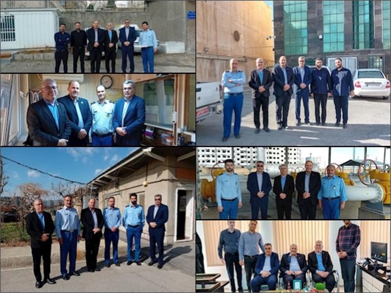 دیدار مدیرعامل شرکت گاز استان مرکزی در نخستین روز سال ۱۴۰۵ با کارکنان امداد و حراست شرکت