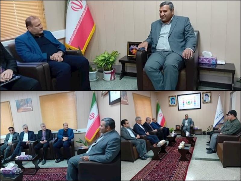 دیدار مدیرعامل شرکت گاز استان مرکزی با فرماندار شهرستان کمیجان
