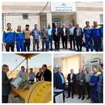 بازدید مدیرعامل شرکت گاز استان مرکزی از نواحی مهاجران، شهباز و شازند