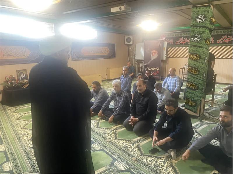 برگزاری مراسم گرامیداشت حماسه صنعتگران شهید اراک و پنجم مرداد، روز ایثار و مقاومت و شهدای عملیات مرصاد در شرکت گاز استان مرکزی