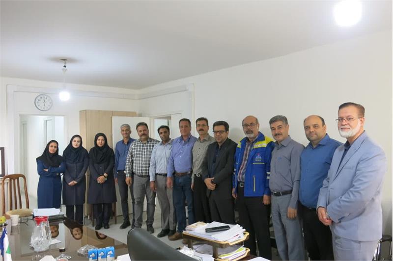 مدیرعامل شرکت گاز استان مرکزی از واحد HSE بازدید نمود