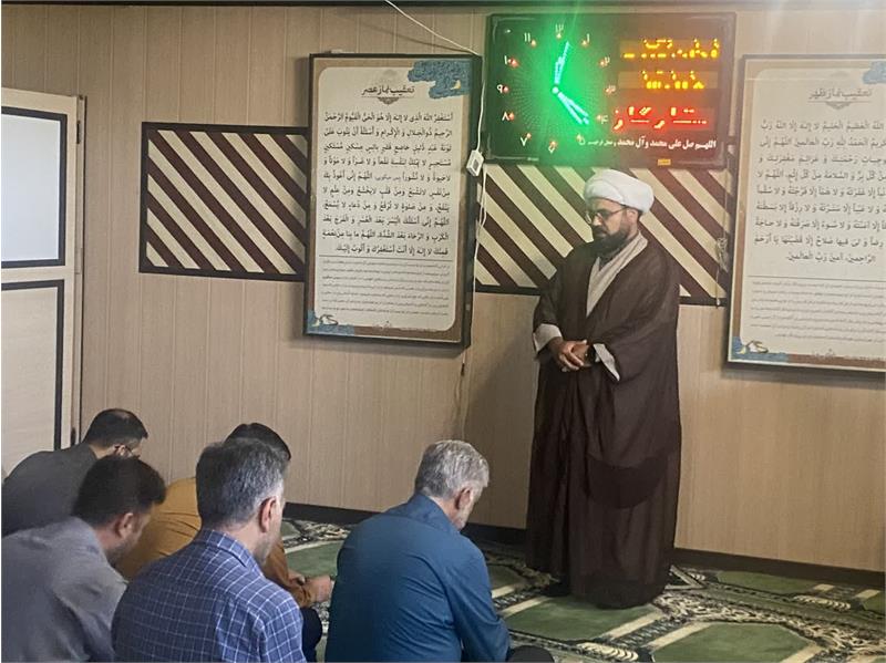 سخنرانی به مناسبت عید سعید قربان و روز عرفه در شرکت گاز استان مرکزی