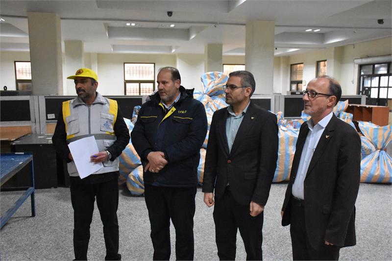 حضور مدیرعامل شرکت گاز استان مرکزی در پایش دمای ادارات