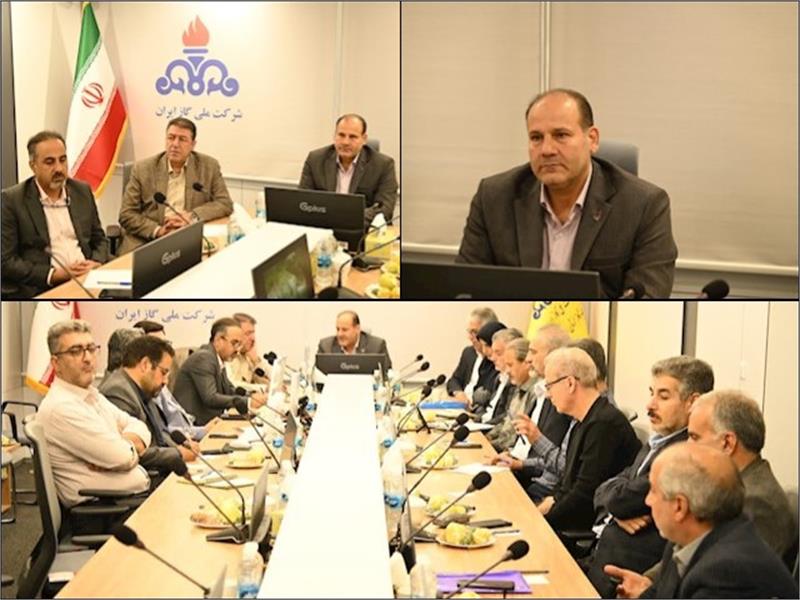 بررسی دستاوردها و چالش‌های شرکت گاز استان مرکزی در نشست با مدیران مدیریت گازرسانی کشور