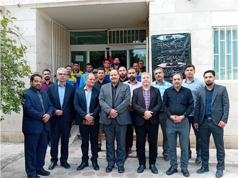 بازدید مدیرعامل شرکت گاز استان مرکزی از ناحیه گازرسانی تفرش