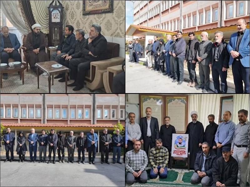 دیدار مدیرعامل شرکت گاز استان مرکزی از خانواده شهید حسین امیدواری